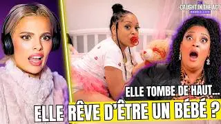 CAUGHT IN THE ACT | ELLE VEUT QU’ON LUI CHANGE SES COUCHES ? : JE SUIS SOUS LE CHOC ! 😭 [REACT]