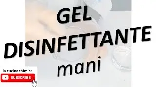 Gel disinfettante mani
