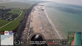 La Côte d'Albâtre : Dieppe, Saint-Valéry, Fécamp, Étretat, Antifer sur un Magni M22 Voyager