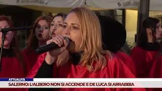 ATTUALITÀ. SALERNO: L’ALBERO NON SI ACCENDE E DE LUCA SI ARRABBIA