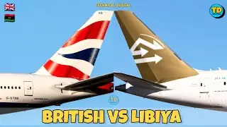 British Airways Vs Libyan Airlines Comparison 2023! 🇬🇧 Vs 🇱🇾