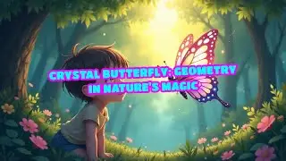 Crystal Butterfly: Geometry in Nature's Magic
