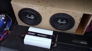 2 CROSSFIRE 10S NICE SOUNDING TRUNK!