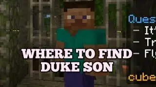 Minecraft Cubecraft Magic and meyham how to find duke son