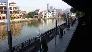 Quayside hotel at river side malacca