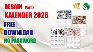 1-Piece Calendar Design Free CDR No Password