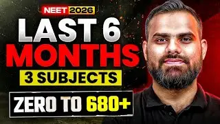 Crack Neet 2026 in 6 months | Mr Sir | Last 6 months strategy |