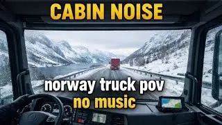 Norway Winter Drive | Real Cabin Road Noise | Dashcam POV