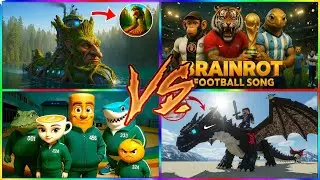 ⚠️ BRAINROT FOOTBALL 🆚 CURSED CREW | ULTIMATE TILES HOP BATTLE! ⚡🎶