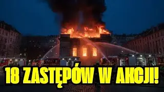 Horror w Poznaniu! Ogromny pożar Galerii Podolany, słychać wybuchy