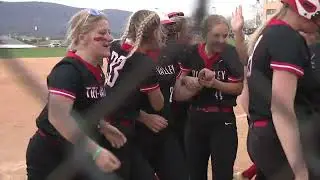 Williams Valley at Tri-Valley High-School Softball 9-3 Lady Dawgs win!
