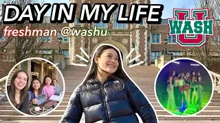 PRODUCTIVE COLLEGE DAY IN MY LIFE @WASHU!! *freshman year*