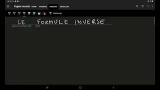 come calcolare le FORMULE INVERSE
