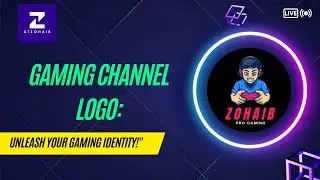 Design Gaming Logo in Canva, Gaming Channel Logo (Canva Tutorial for Beginners 2024) | AtZohaib
