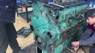 تفليش محرك فولفو D16 رايمر من بغداد مع وسام🎖️الفيتر 🇮🇶 وشكرا لكم 💐🛠️🪛⚒️🔩⚙️🔧❤️👌🎥💝 part 1 ✅