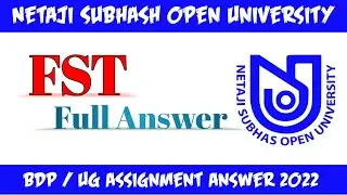 NSOU BDP FST ASSIGNMENT ANSWER SET 2 // ANSWER SET 2 // BDP FST 2022
