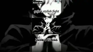 gojo's stylish fight #animeshorts #jujutsukaisen #gojosatoru