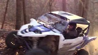 YXZ 1000r WV hill climb weller racing exhaust first ride near hatfield mccoy trails