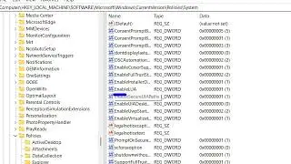 How to Completely Enable or Disable UAC (User Account Control) in Windows Using Registry Editor