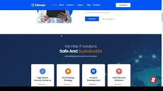 Cloven - IT Solutions andServices Company Elementor Template Kit agency tech services