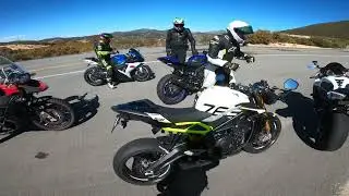 3 of San Diego's BEST Motorcycle Roads | Triumph Street Triple 765 Moto 2