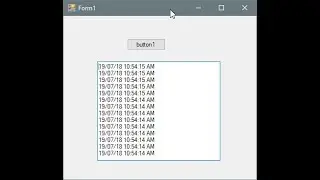 CSharp - Windows Forms - Set the timer text to the top of multiline textbox