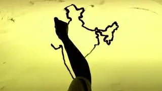 India Sand Art Video, Sand Artist Badal Barai, Outline Map of India, National Anthem of INDIA