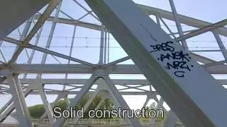 Fiets Aerobatics spoorbrug Diemerbos Amsterdam-Rijnkanaal