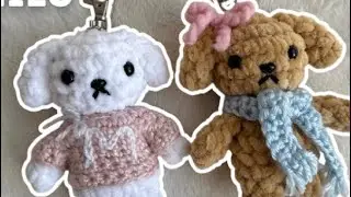 Crochet cute puppy absolute beginner tutorial part 2 in my channel 