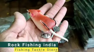 Palti Frog ₹170 | Fisherking Frog | Professional ISEAMA Hook | Rock Fishing india