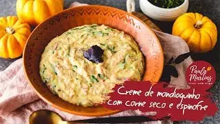 Creme de Mandioquinha com Carne Seca e Espinafre | Viver sem Trigo por Paula Martins