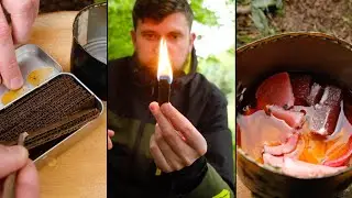Survival Skills: Easy Firestarters From Cardboard and Wax at Outdoors