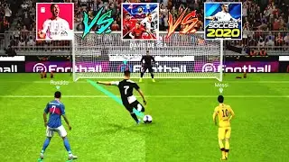 FIFA MOBILE 20 vs PES 20 MOBILE vs DLS 20 - Realistic Penalties