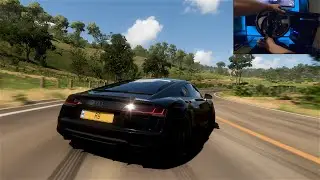 Speeding through the jungle with 700HP Audi R8 V10 Plus | Forza Horizon 5 | Thrustmaster TX