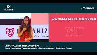 Vera Grablechner at #FemInno23: 