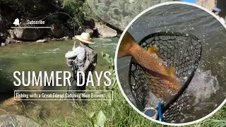Fly Fishing Utah | Summer Fishing with a Great Friend Catching Browns!