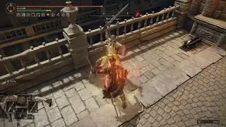 straight sword running r2 setup parry - Draconic Zealot (rl80/+17/+7)