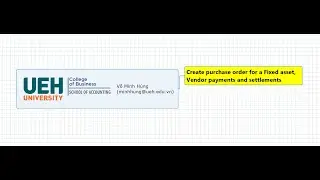 Microsoft Dynamics AX 2012: Create purchase order for a Fixed asset, Vendor payments and settlements