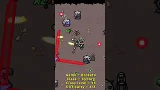 Brotato - Wave 13 - Difficulty 4/5 - Class Cyborg