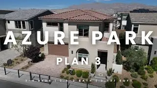 План 3 в жилом комплексе Azure Park в Северном Лас-Вегасе от Tri Pointe Homes | Рынок недвижимости Лас-Вегаса