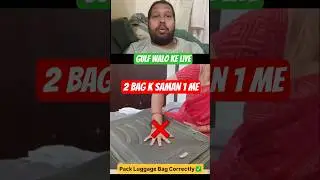 2 bag ka saman 1 me #bag #travelbag #gulfjobs #saudidriving #middleeast #onebag