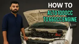 Suzuki Alto 1000cc to 660cc Engine Swap | Black Marko Engine Conversion Full Setup