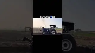 # farmtrac 60 # 2 harrow testing 💙 new video # please subscribe