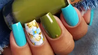 como fazer decoração efeito aquarela nas unhas