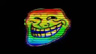 Rainbow 🌈  color troll face /unic