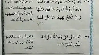 Hadees Number 36 | Muslim Sharif | Bukhari Sharif | 40 Short Hadith