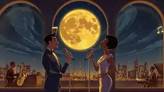 Midnight Jazz Duet: Easy Moonlight 🌙 (Smooth & Sophisticated) #ai #music