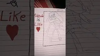 I draw a madhara uchiha in notebook #naruto #anime #phonkmusic #madharafan