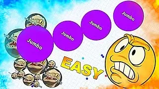 HOW TO DESTROY TEAMS IN AGARIO [EASY] - Agar.io solo