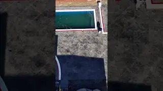 Stamped concrete pool deck, 3&rsquo; diamond cut 💎 #construction #design #concrete #shorts #fyp #reels